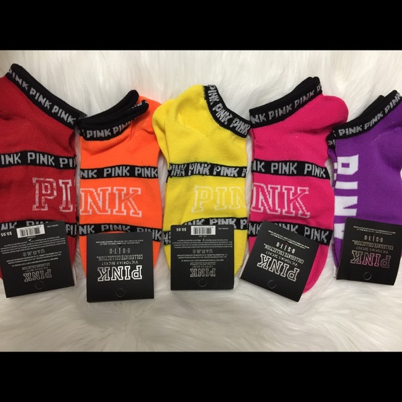 PINK Victoria's Secret Accessories - 1 left🌈NEW Free Lanyard+5pr. VS PINK Ankle Socks